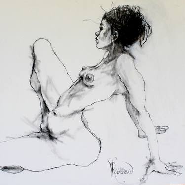 Original Nude Drawings by Veronica Robilliard