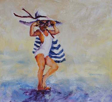 Print of Figurative Children Paintings by Veronica Robilliard