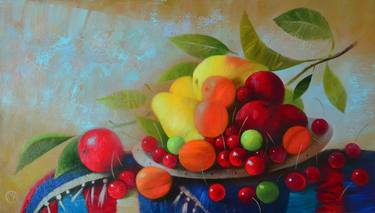 Original Art Deco Still Life Paintings by Maria Kniazeva