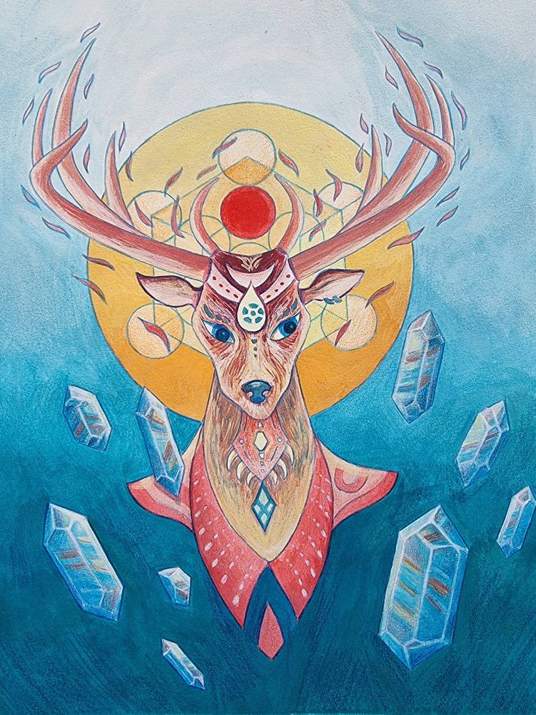 Original Figurative Fantasy Paintings by Maria Ginga