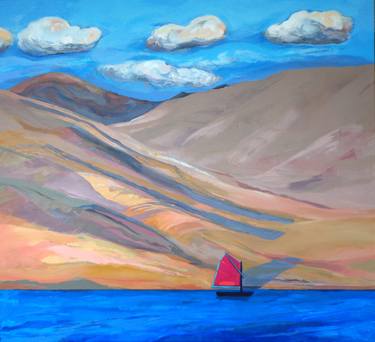 Original Fine Art Landscape Painting by Katarzyna SłYsz-Urbanowicz