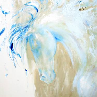 Original Expressionism Horse Paintings by Dina D'Argo