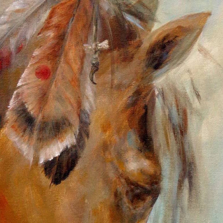 Original Horse Painting by Dina D'Argo