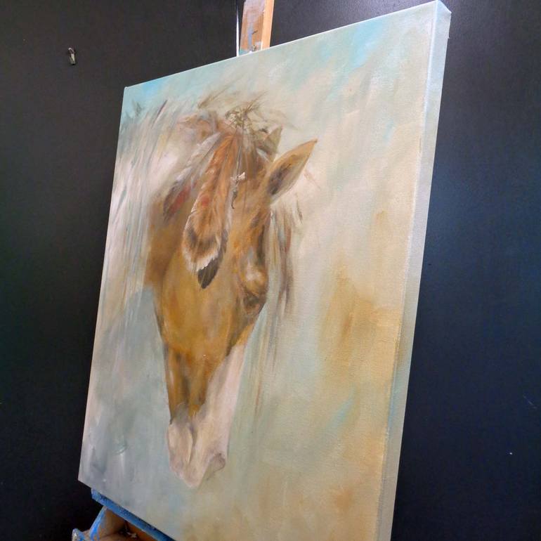 Original Horse Painting by Dina D'Argo