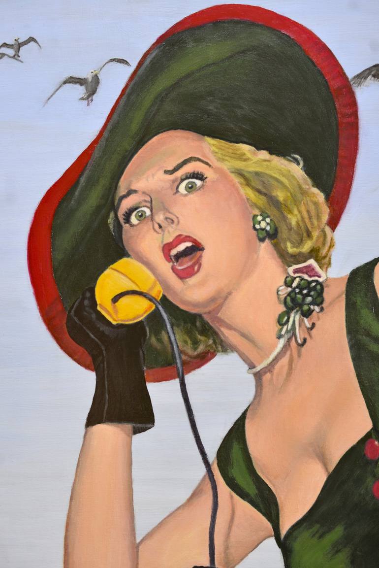 Original Pop Culture/Celebrity Painting by Jane Ianniello