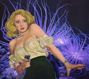 Original Surrealism Women Paintings by Jane Ianniello