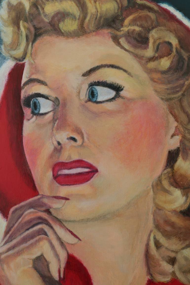 Original Symbolism Fantasy Painting by Jane Ianniello