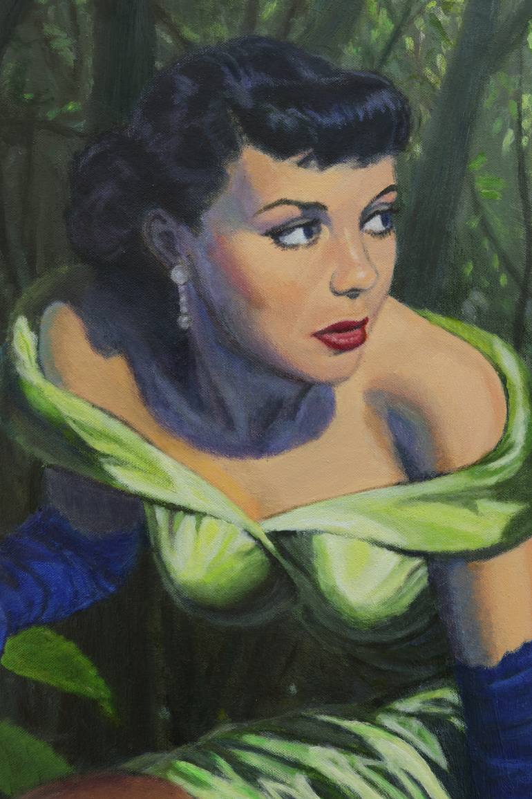 Original Surrealism Animal Painting by Jane Ianniello
