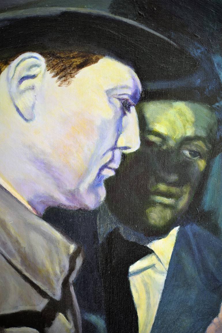 Original Expressionism People Painting by Jane Ianniello