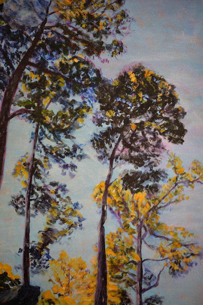 Original Expressionism Landscape Painting by Jane Ianniello