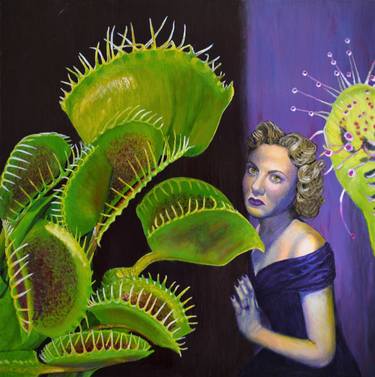 Print of Surrealism Botanic Paintings by Jane Ianniello