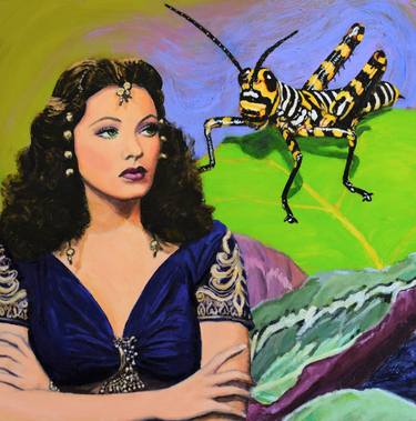 Original Surrealism Pop Culture/Celebrity Paintings by Jane Ianniello