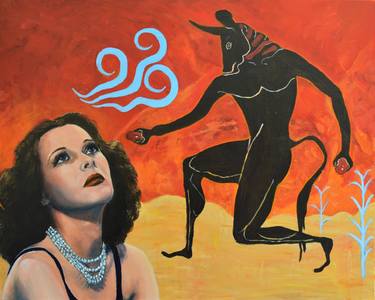 Print of Surrealism Classical mythology Paintings by Jane Ianniello