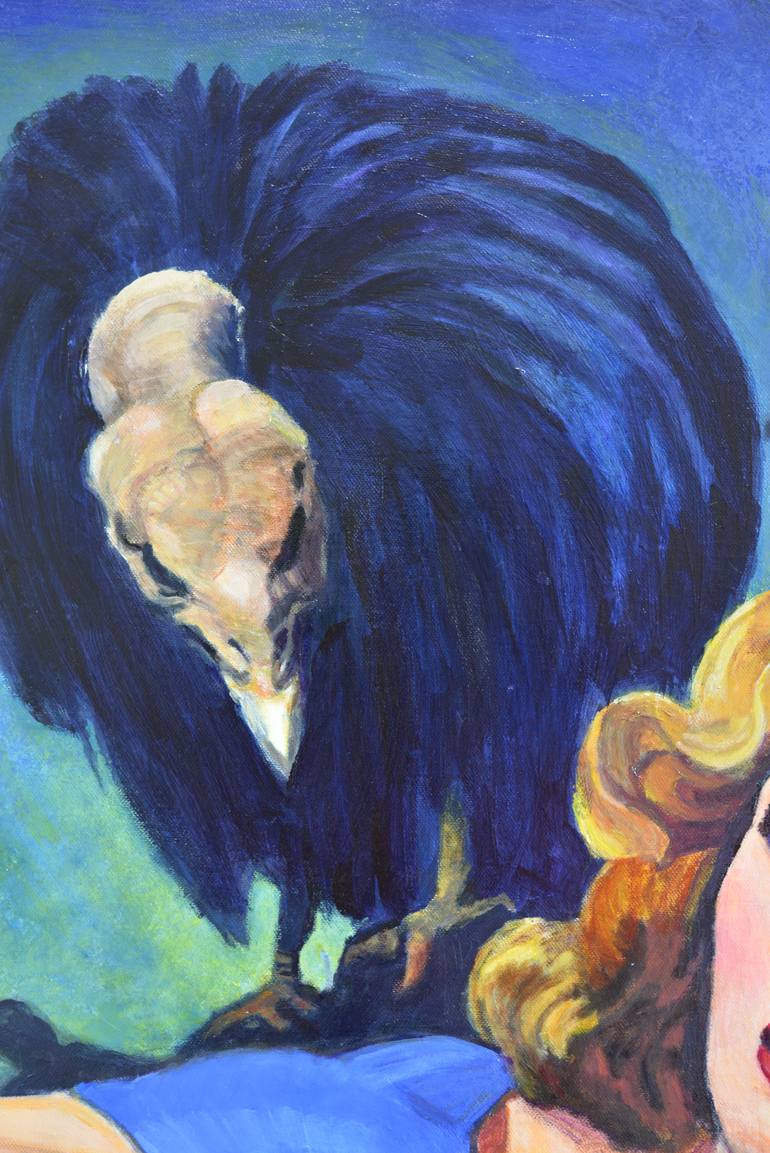 Original Figurative Comics Painting by Jane Ianniello