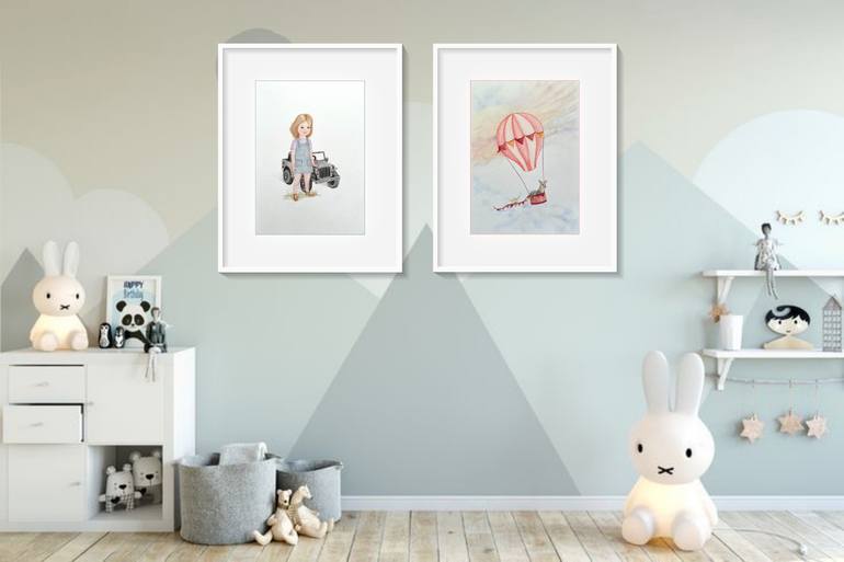 Original Contemporary Children Drawing by Catherine Wallace