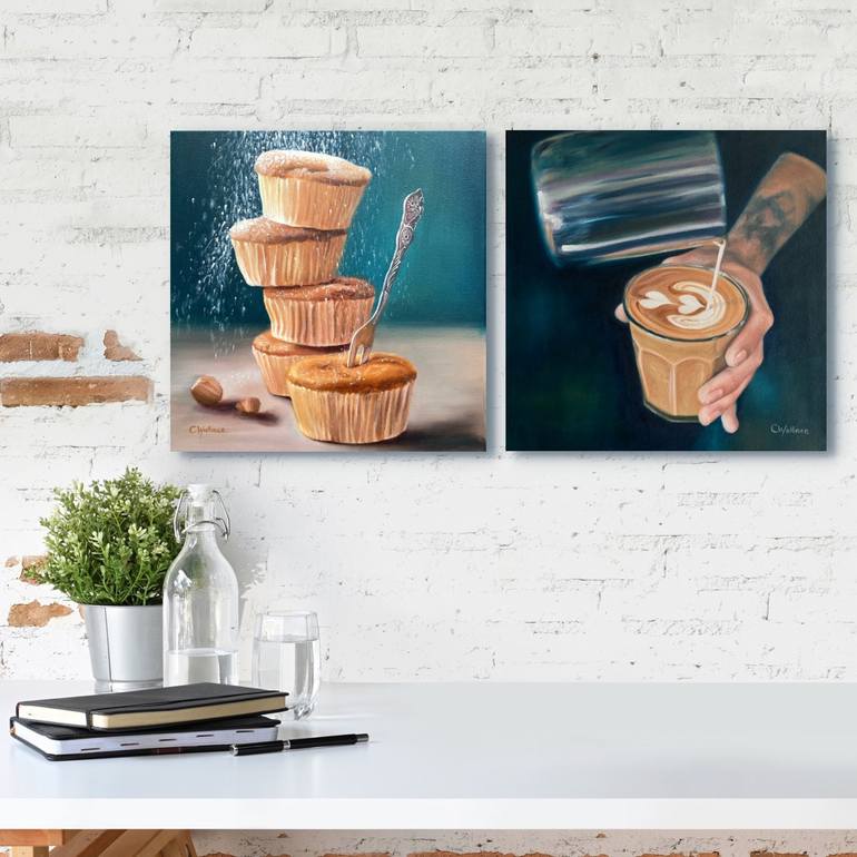 Original Photorealism Food & Drink Painting by Catherine Wallace