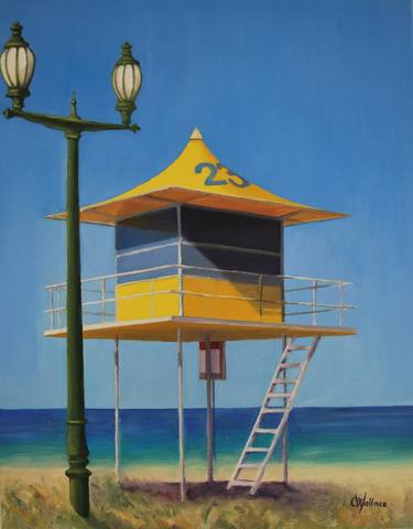 Original Realism Beach Paintings by Catherine Wallace