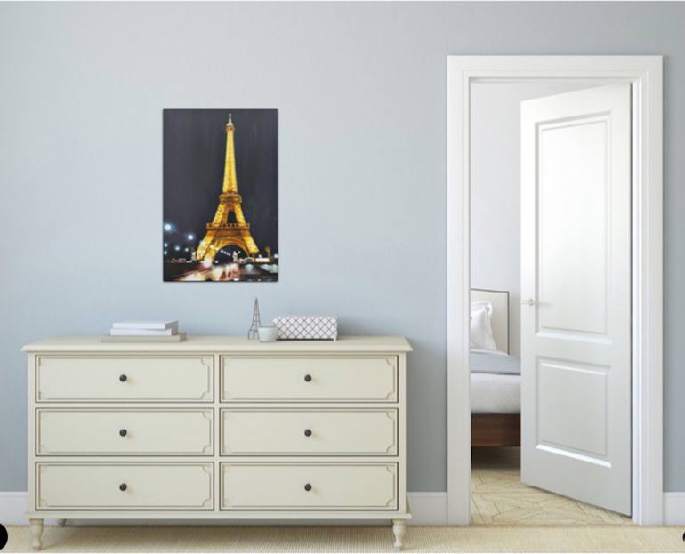 Original Photorealism Cities Painting by Catherine Wallace