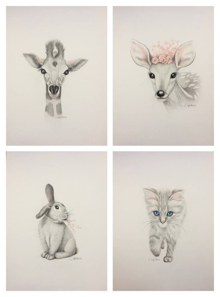 Original Figurative Animal Drawing by Catherine Wallace