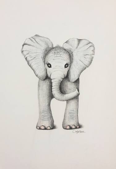 Baby Animal Drawings Artworks | Saatchi Art