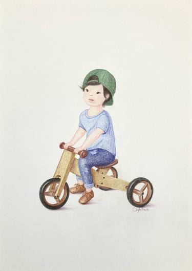 Urban Kids - Boy with Bike thumb