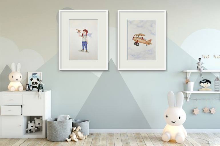 Original Kids Drawing by Catherine Wallace