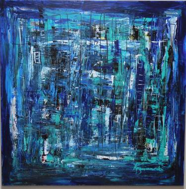 Print of Abstract Expressionism Cities Paintings by David Kazmerowski