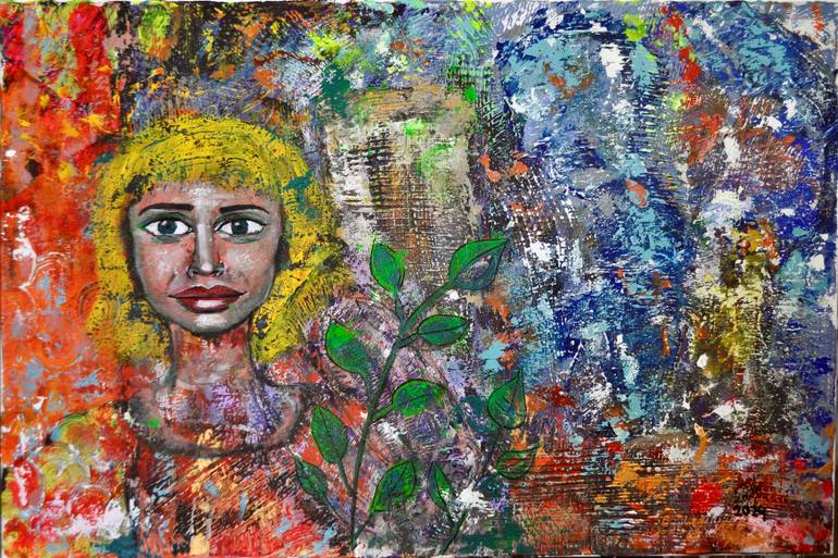 Original Abstract Painting by Zivile Kasparaviciute | Abstract Art on Canvas | The Way Out