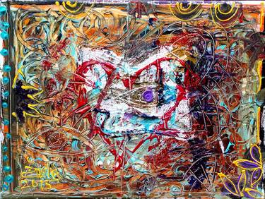 Print of Abstract Love Paintings by Zivile Kasparaviciute