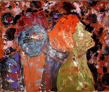 Print of Expressionism Love Paintings by Zivile Kasparaviciute