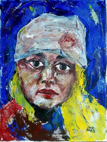 Print of Expressionism People Paintings by Zivile Kasparaviciute