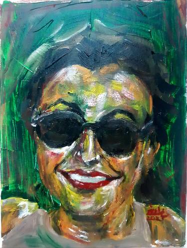 Print of Portrait Paintings by Zivile Kasparaviciute