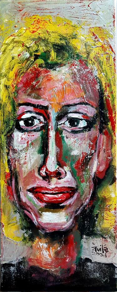 Print of Portraiture Women Paintings by Zivile Kasparaviciute