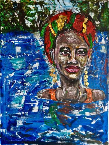 Original Expressionism Water Paintings by Zivile Kasparaviciute