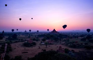 Sunrise in Bagan (Large) Signed Limited Edition thumb