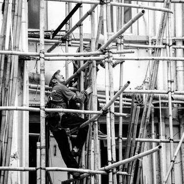 Building a Bamboo Scaffolding I - Signed Limited Edition 2/25 thumb