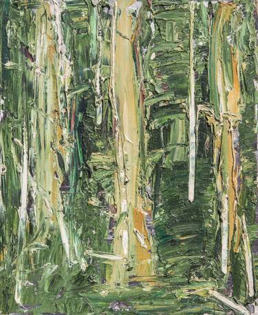 Original Expressionism Tree Paintings by Slawek Figura