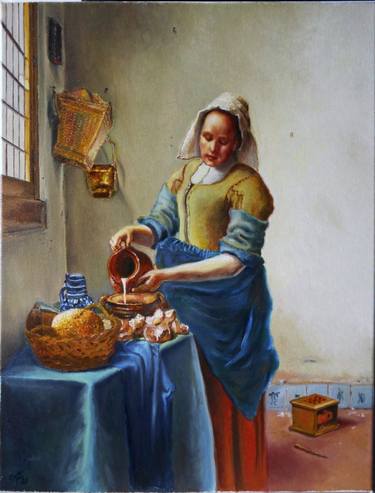 Reproduction Vermeer The Milkmaid thumb
