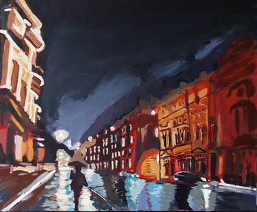 Original Cities Paintings by Valérie LE MEUR