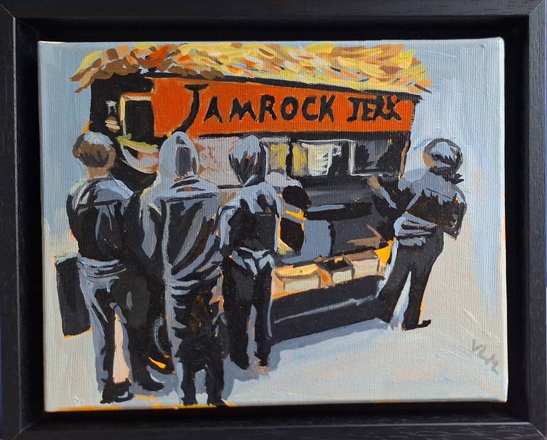 Original Art Deco Food & Drink Painting by Valérie Le Meur