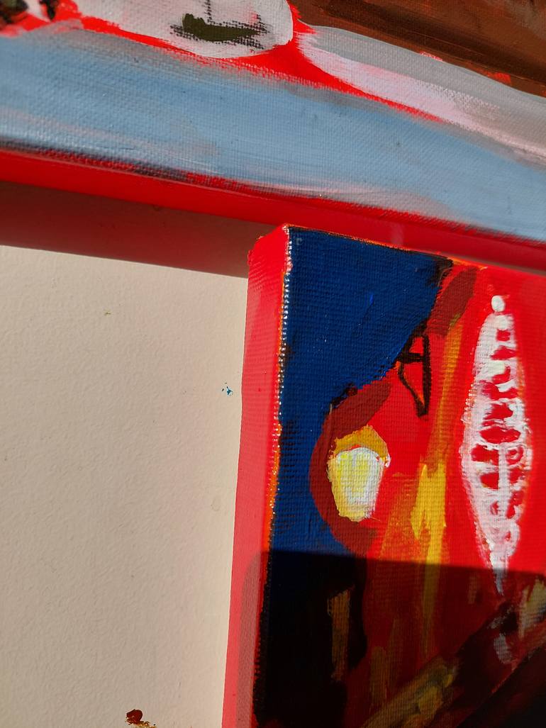 Original Art Deco Cities Painting by Valérie Le Meur