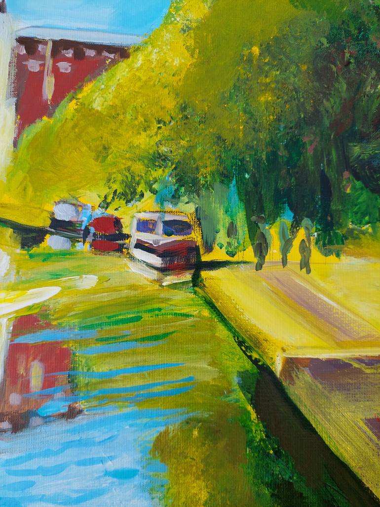 Original Contemporary Cities Painting by Valérie Le Meur