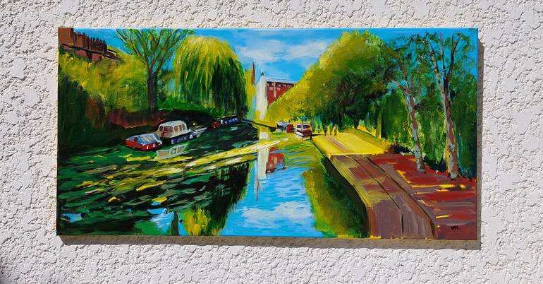 Original Contemporary Cities Painting by Valérie Le Meur