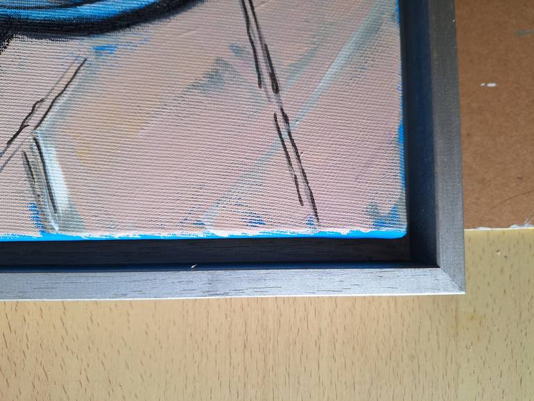 Original Documentary Car Painting by Valérie Le Meur