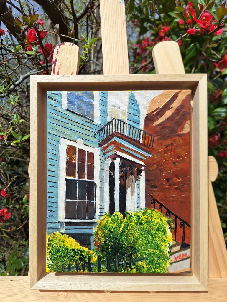 Original Classicism Architecture Painting by Valérie Le Meur
