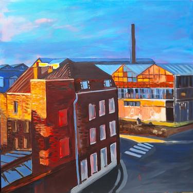 Original Documentary Architecture Paintings by ValéRie Le Meur