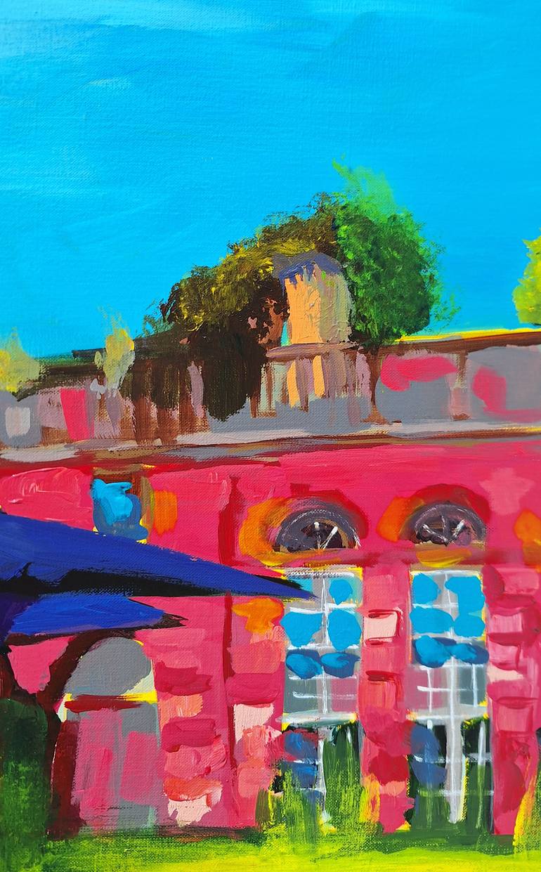 Original Figurative Garden Painting by Valérie Le Meur