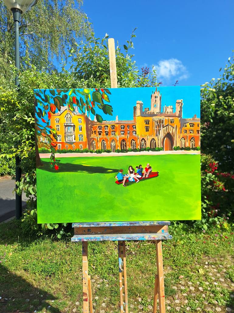 Original Contemporary Architecture Painting by Valérie Le Meur