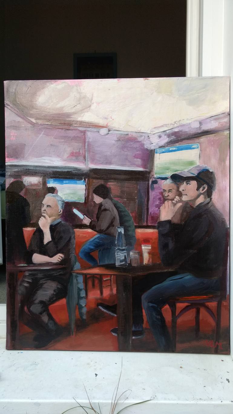 Original Documentary Pop Culture/Celebrity Painting by Valérie Le Meur
