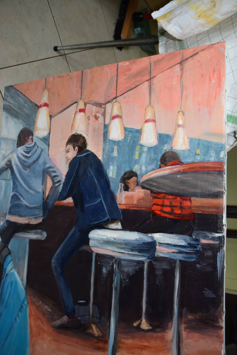 Original Documentary Food & Drink Painting by Valérie Le Meur